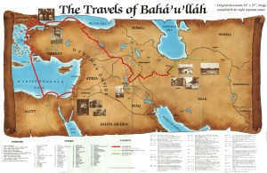 Peta Perjalanan Bahá’u’lláh